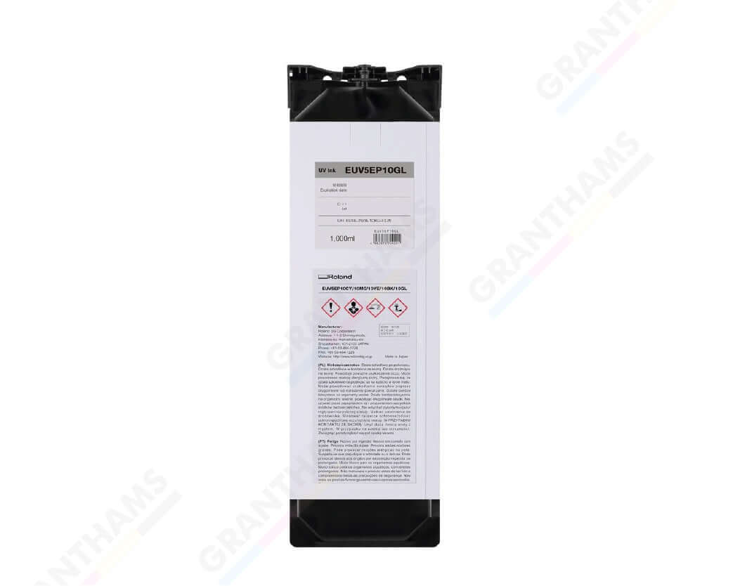 Roland ECOUV 5 (EUV5EP10) Ink Cartridge - 1-litre packaging for high-quality printing.
