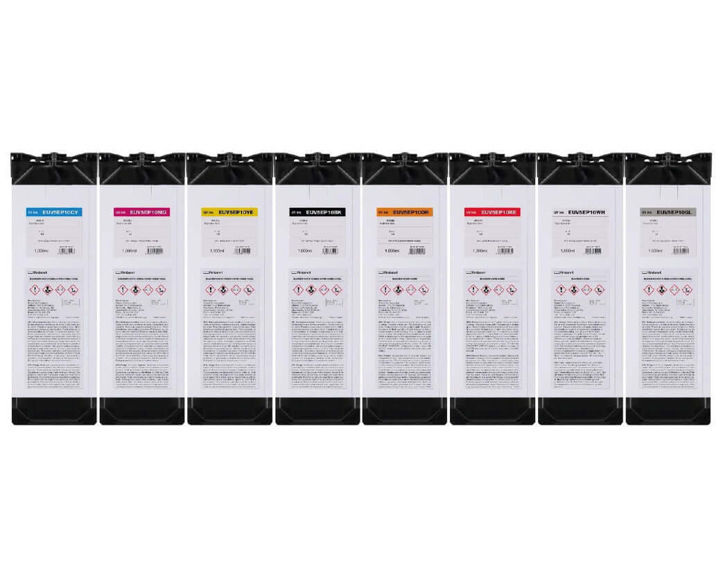 Roland ECOUV 5 (EUV5EP10) Ink Cartridge - 1-litre, high-capacity ink pouches for Roland TrueVIS MG2 series.