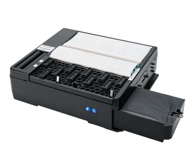 HP Latex 833 Maintenance Cartridge for HP Latex 630 Series, featuring replaceable Ink Collection Unit.