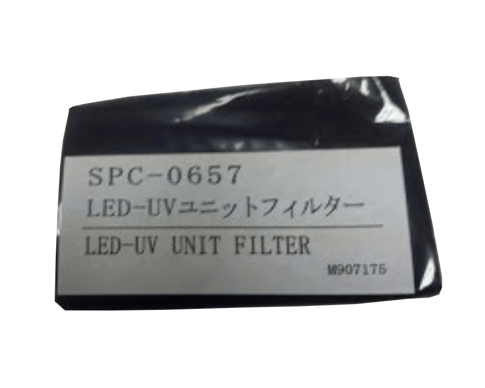 Mimaki UJF (Legacy) Consumables LED UV unit filter packaging for UJF MKI Series printers.