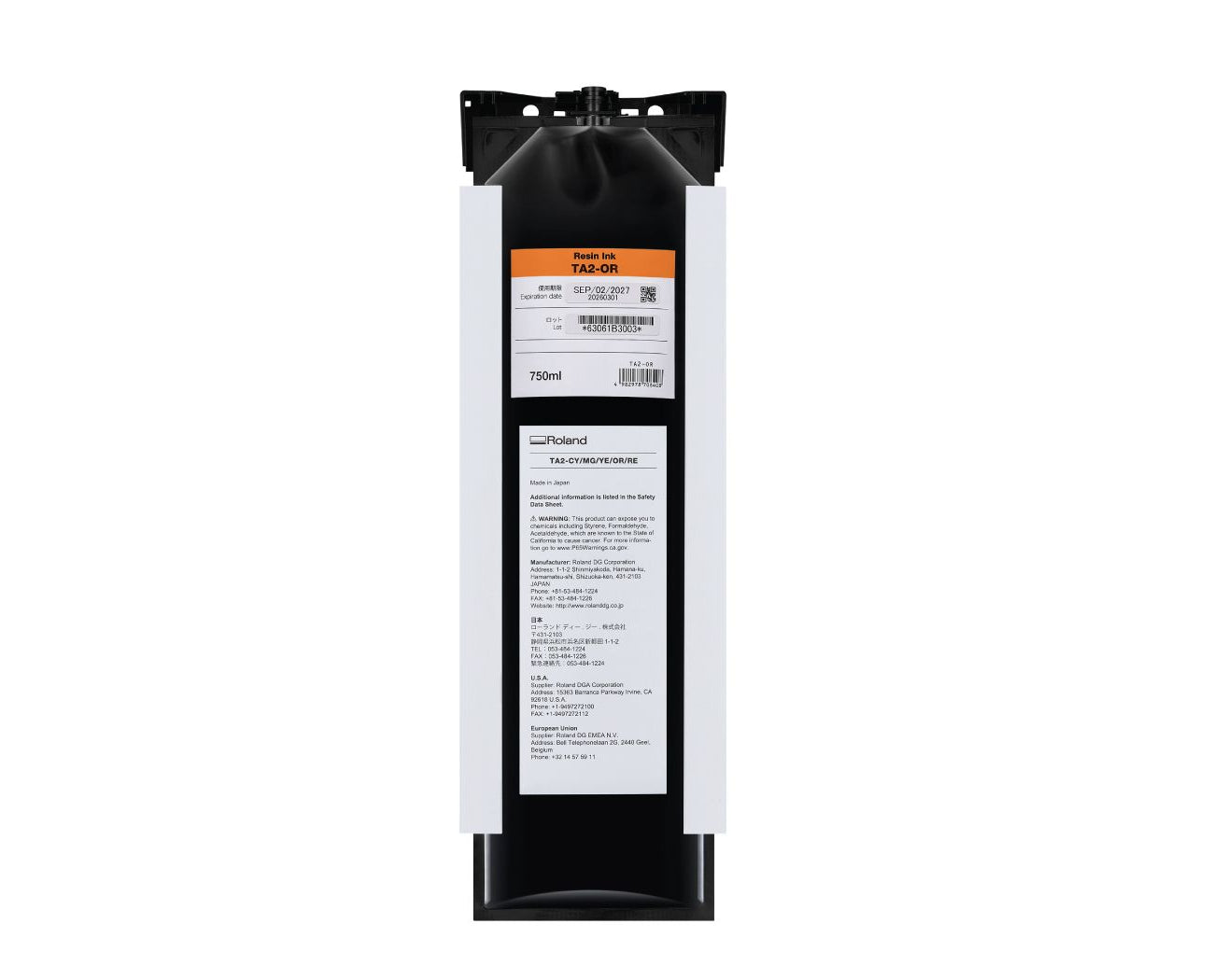 Roland TA2 Latex AG-640 Ink Pouches - 750ml