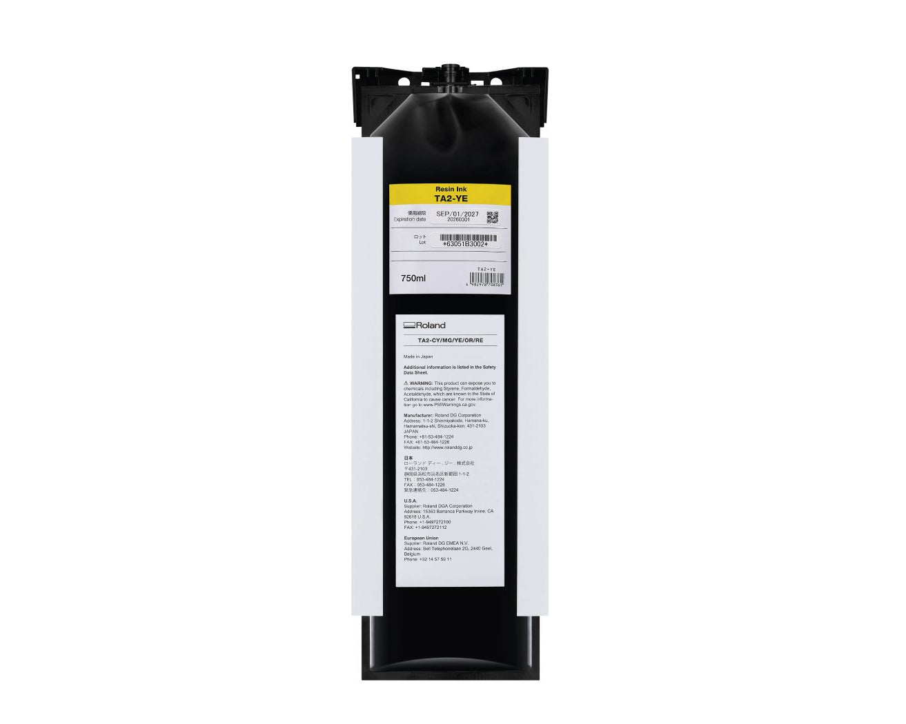 Roland TA2 Latex AG-640 Ink Pouches - 750ml