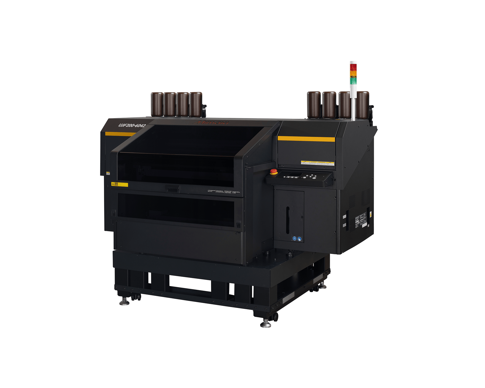 Mimaki UJF200-6042 A2 Flatbed Printer showcasing UV-LED direct printing capabilities.