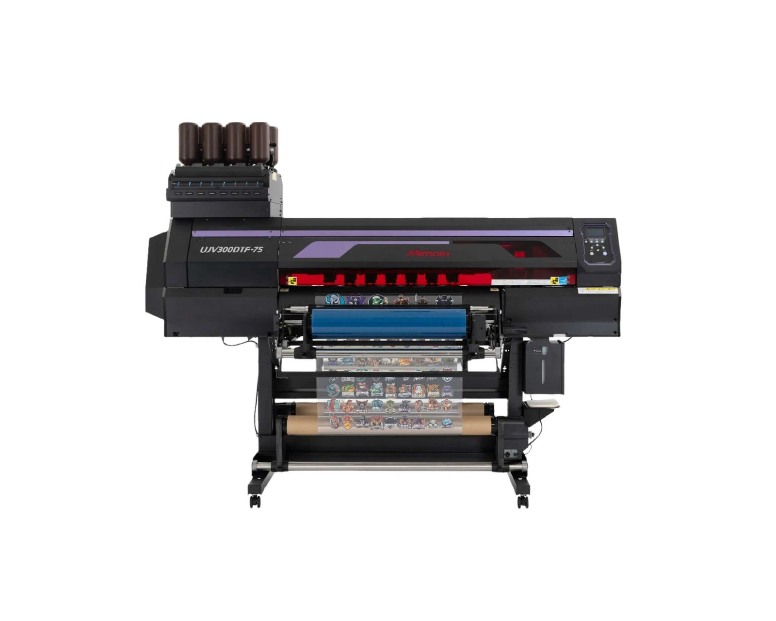 Mimaki UJV300DTF-75 Printer (25-inch) showcasing advanced UV Direct-to-Film technology for high-quality prints.