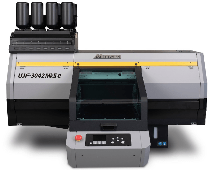 Mimaki UJF-3042 MKII e A3 Flatbed Printer featuring advanced printing technology and user-friendly interface.