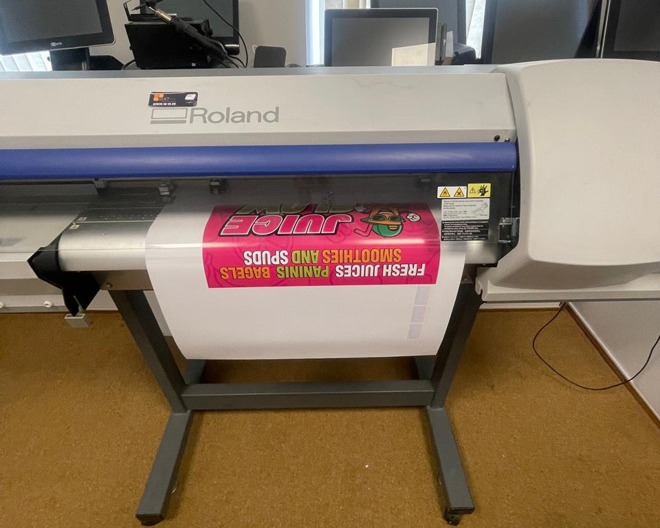 USED Roland VersaCAMM SP-300V 30-inch Solvent Printer / Cutter