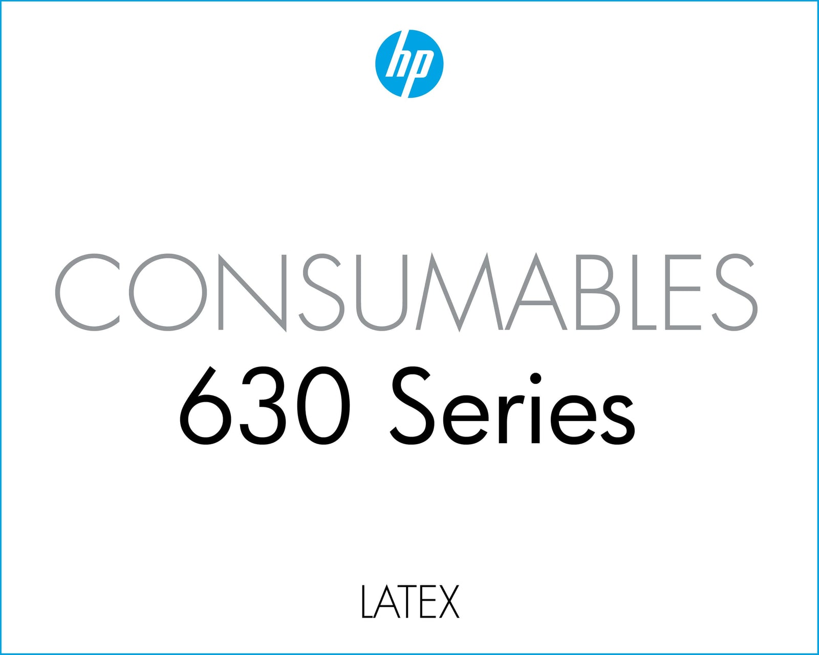 HP Latex 630 Consumables