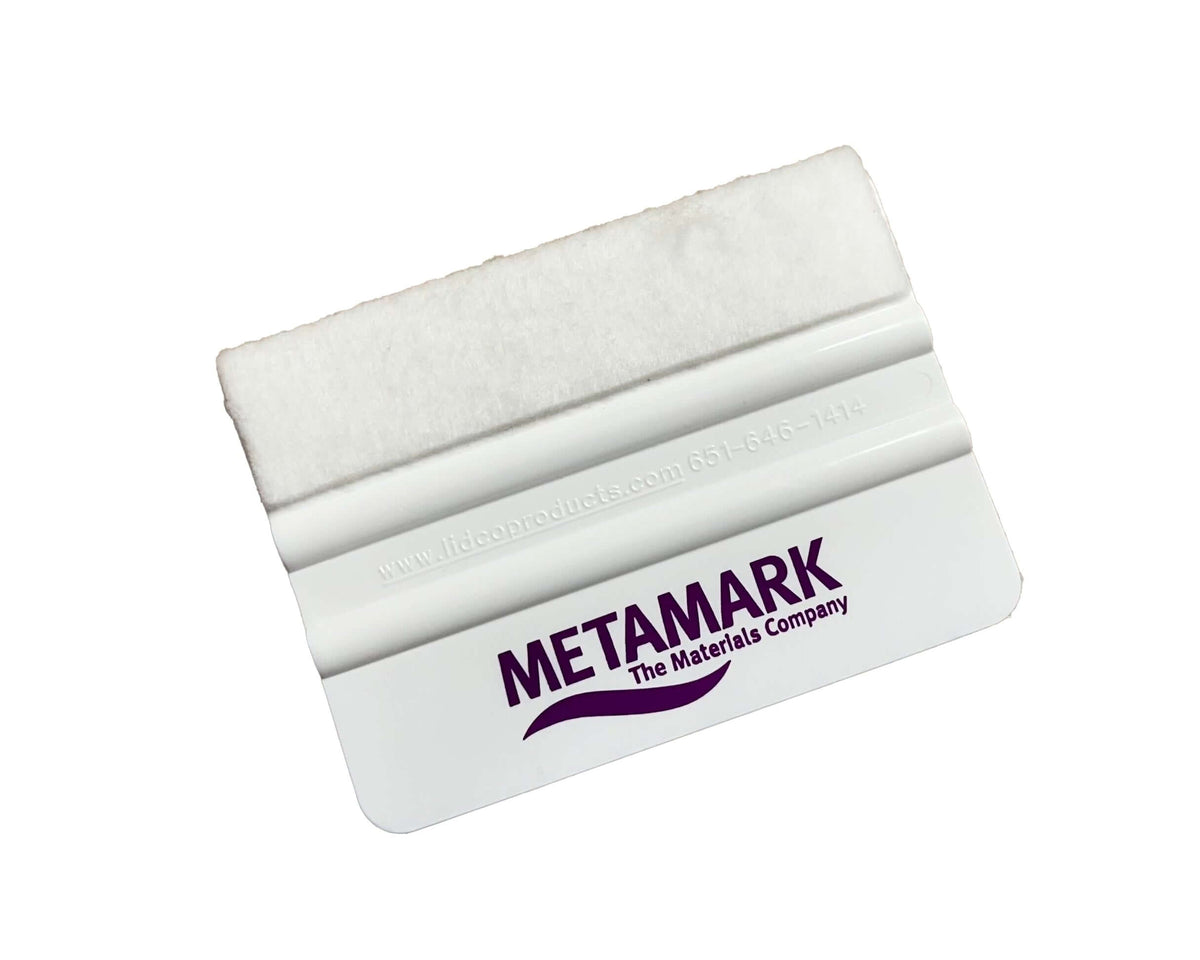 Metamark White Felt Edge Squeegee