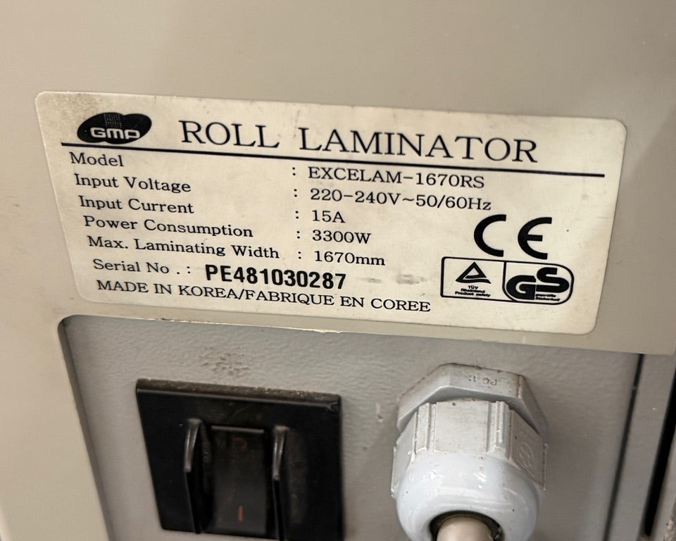 USED GMP 64-inch Roll-Fed Laminator