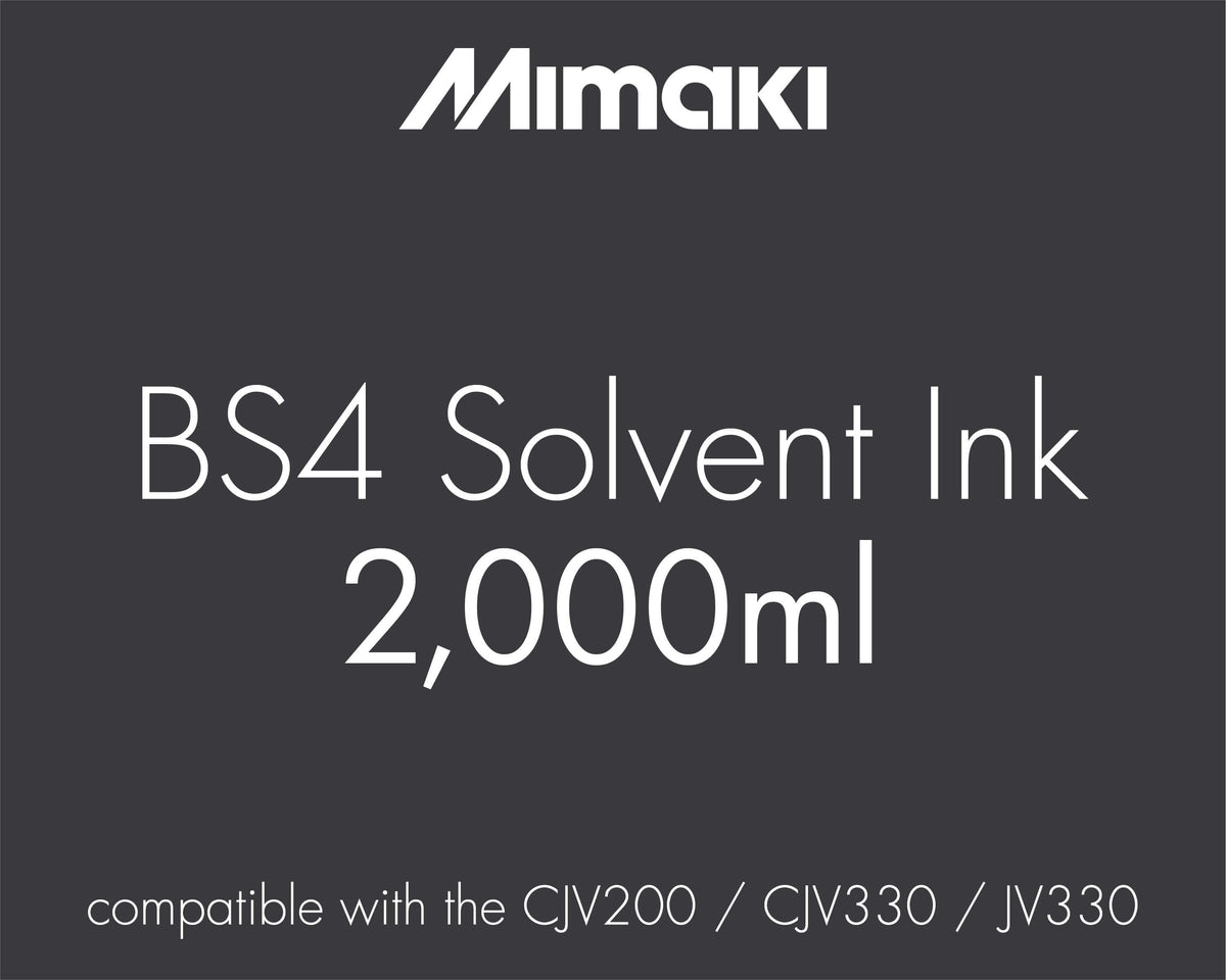 Mimaki BS4 Budget Solvent Ink Sack - 2-litre