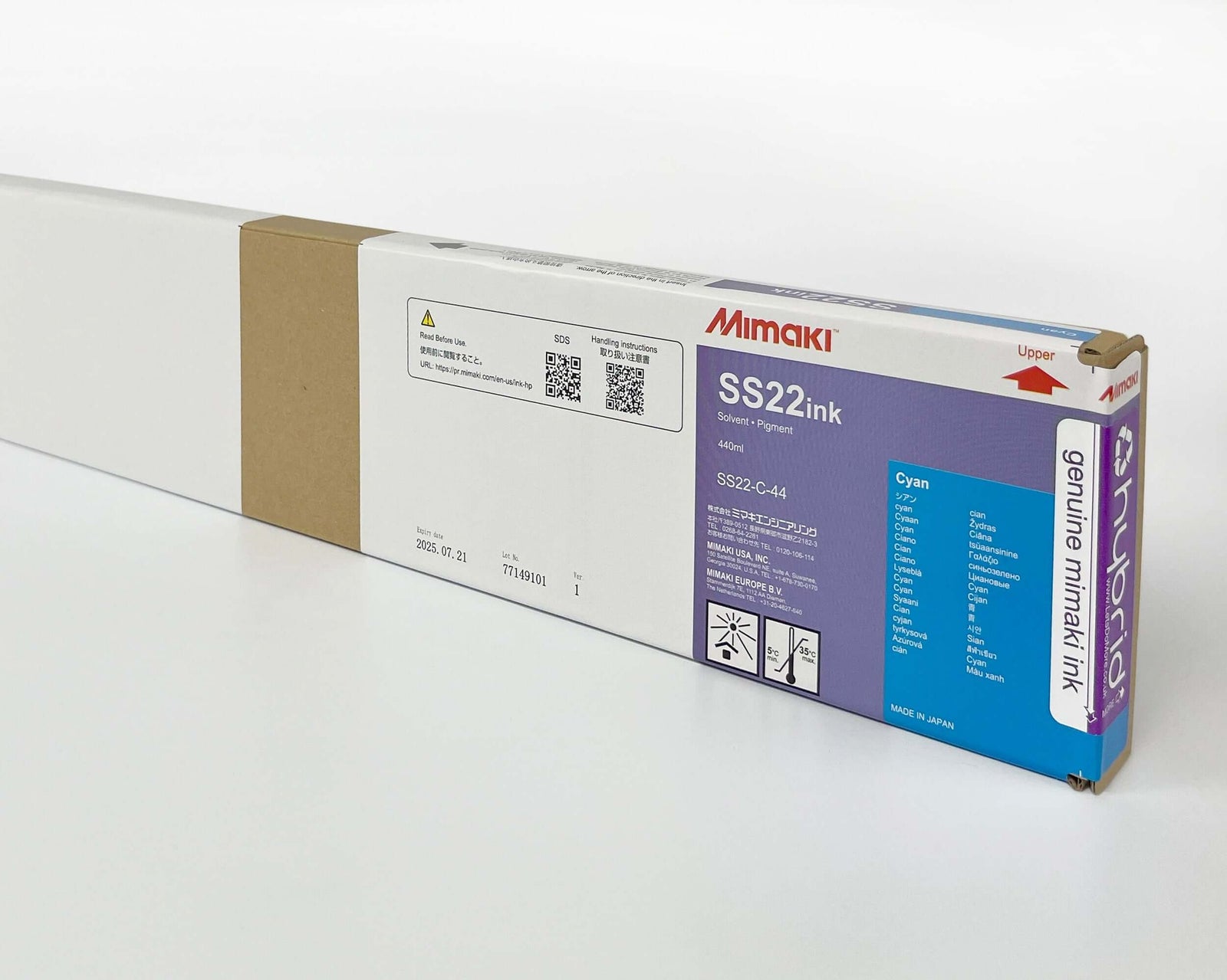 *FOR NEW CJV200 ONLY* Mimaki SS22 Solvent Ink Cartridge - 440ml