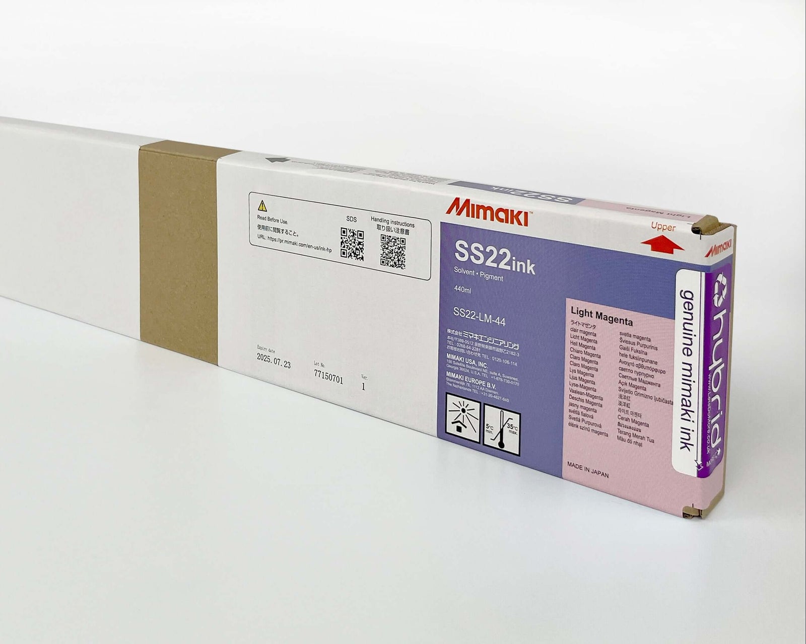 *FOR NEW CJV200 ONLY* Mimaki SS22 Solvent Ink Cartridge - 440ml