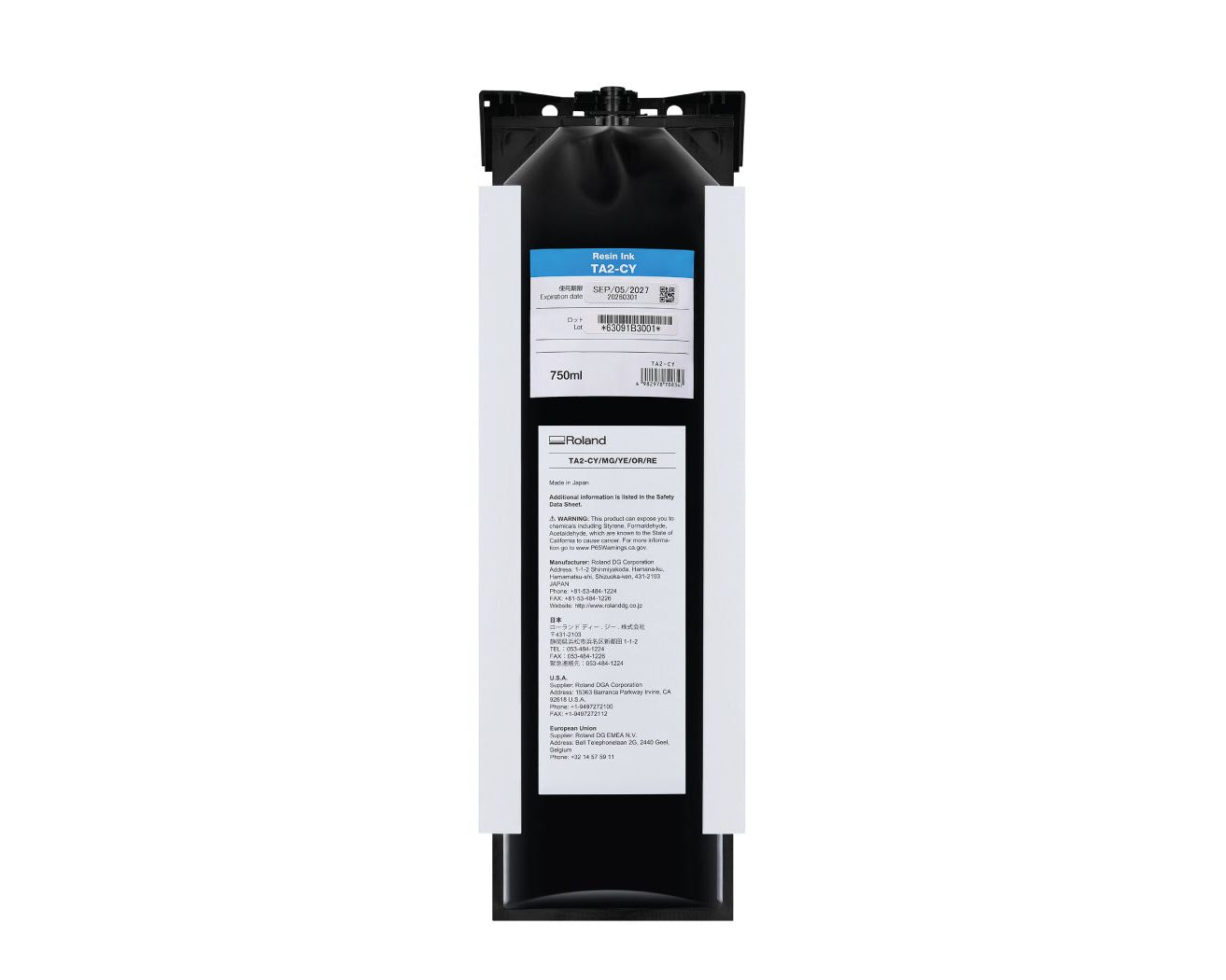 Roland TA2 Latex AG-640 Ink Pouches - 750ml