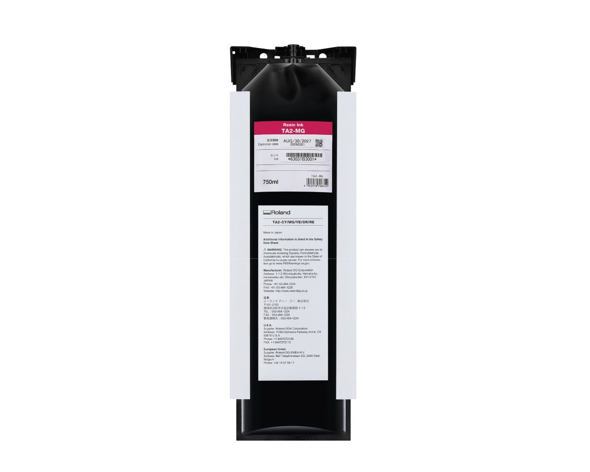 Roland TA2 Latex AG-640 Ink Pouches - 750ml
