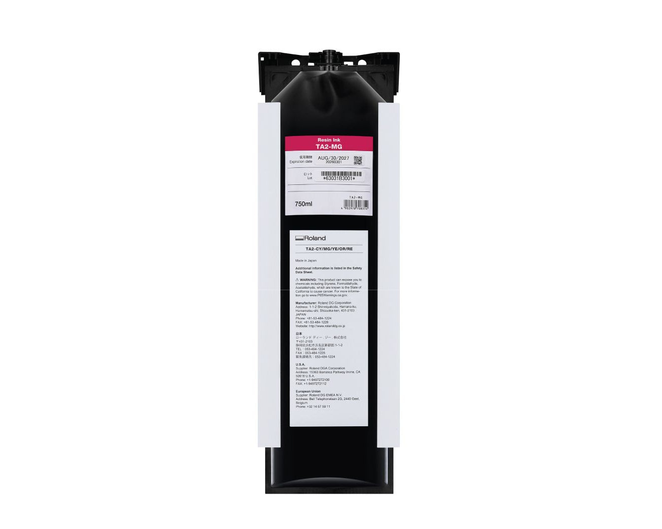 Roland TA2 Latex AG-640 Ink Pouches - 750ml