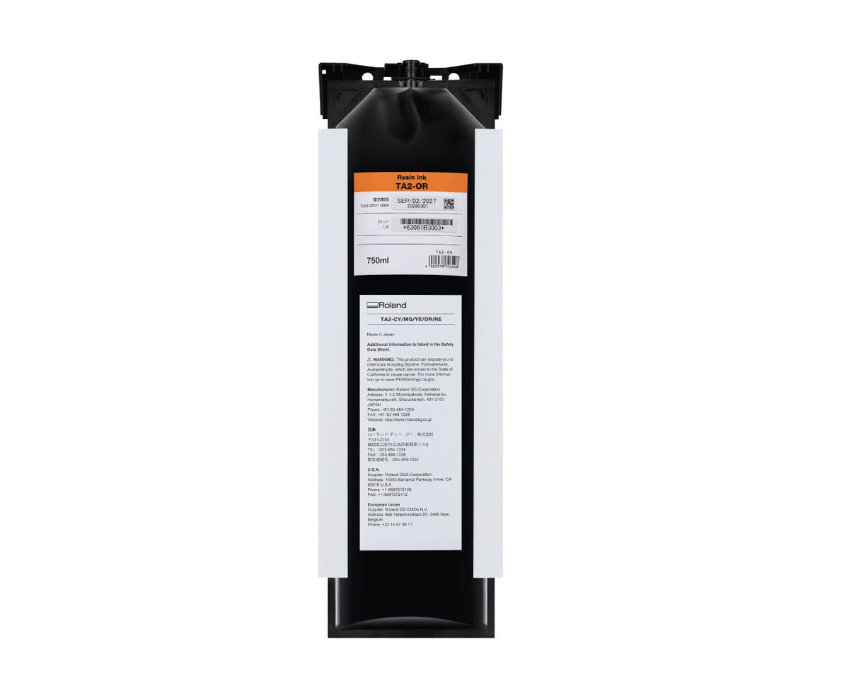 Roland TA2 Latex AG-640 Ink Pouches - 750ml