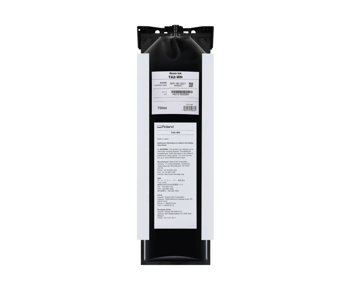 Roland TA2 Latex AG-640 Ink Pouches - 750ml