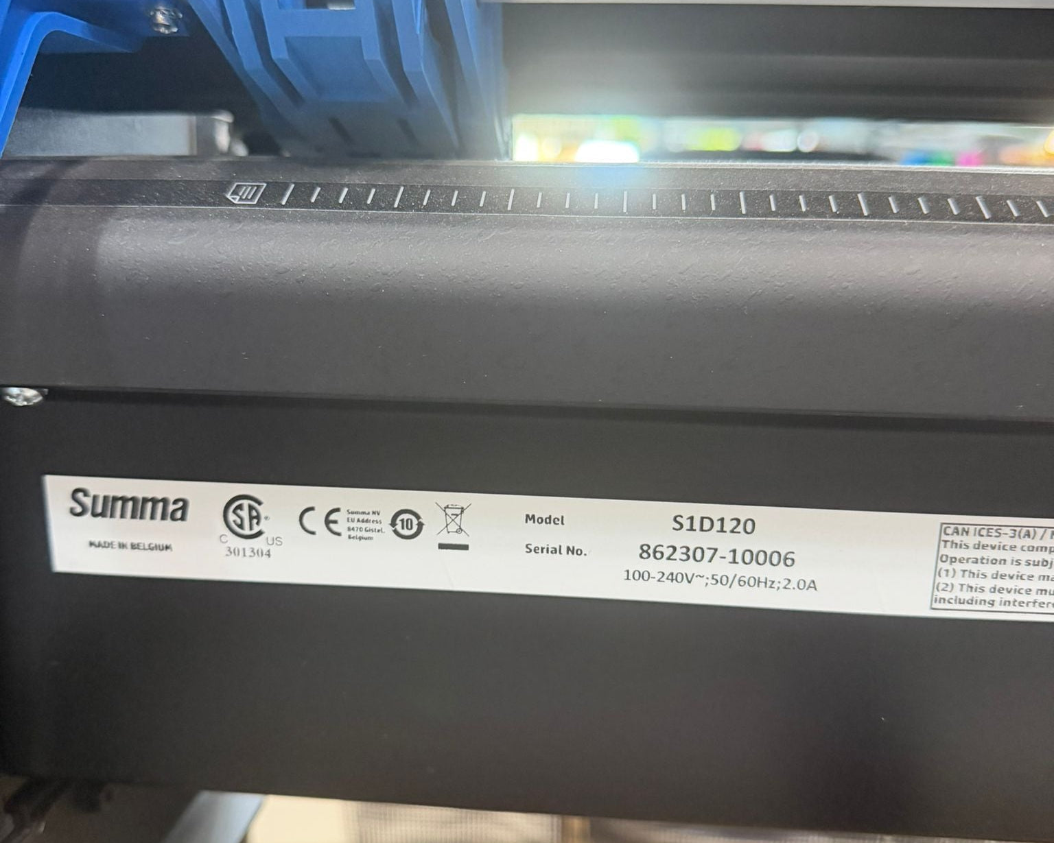 USED Summa S One D120 48-inch Vinyl Cutter