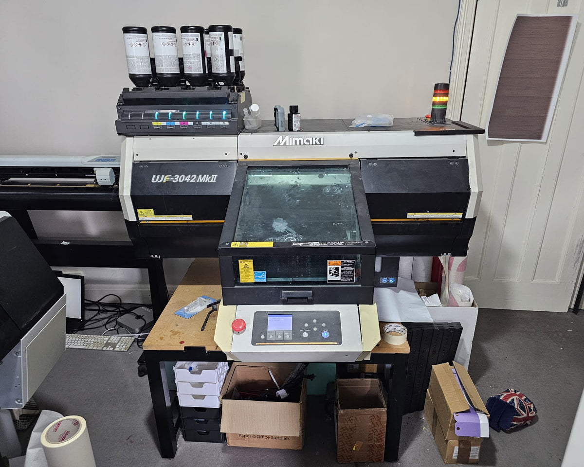 USED Mimaki UJF-3042 MKII A3 Flatbed Printer