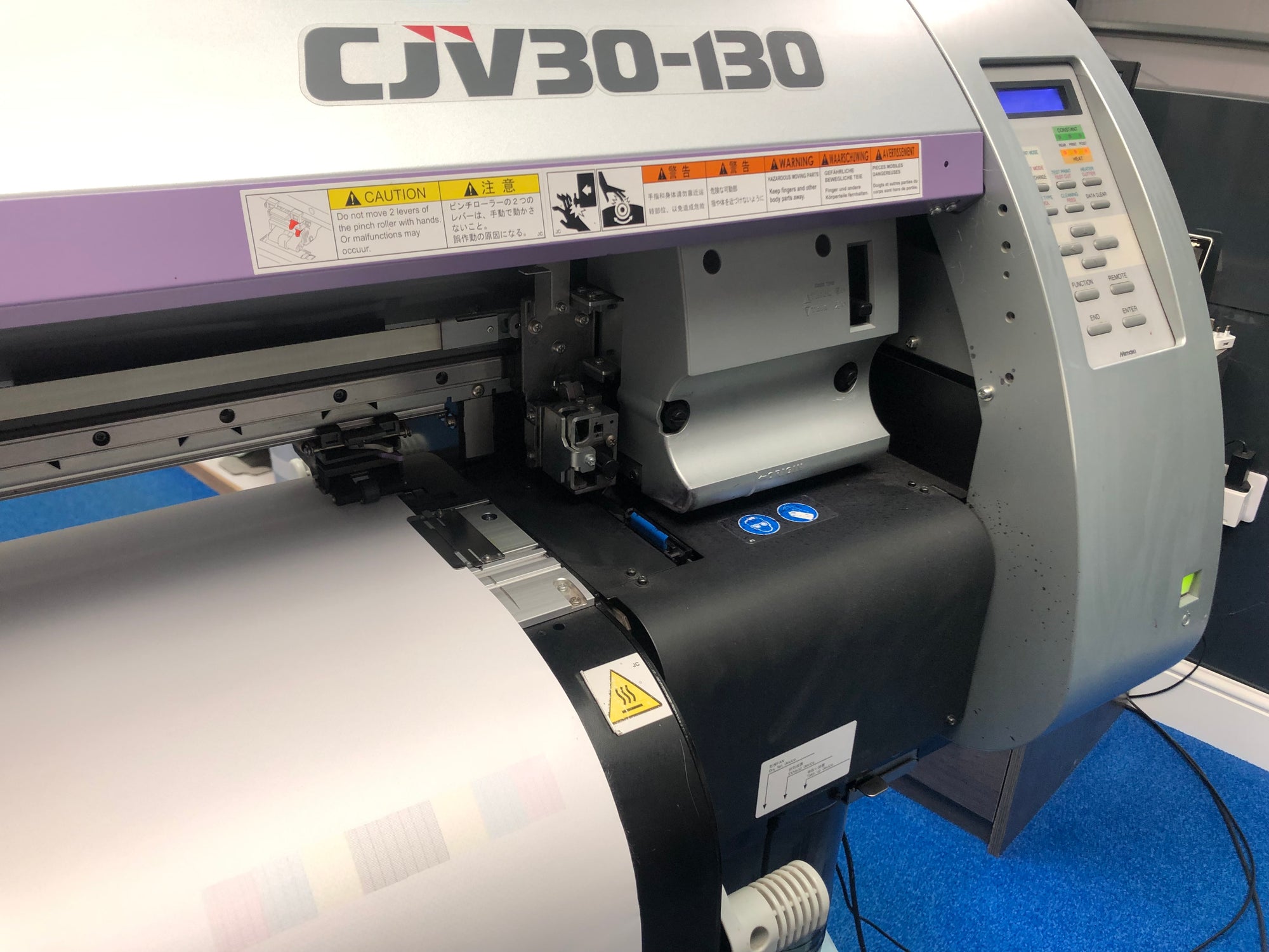 USED Mimaki CJV30-130 54-inch Solvent Printer / Cutter