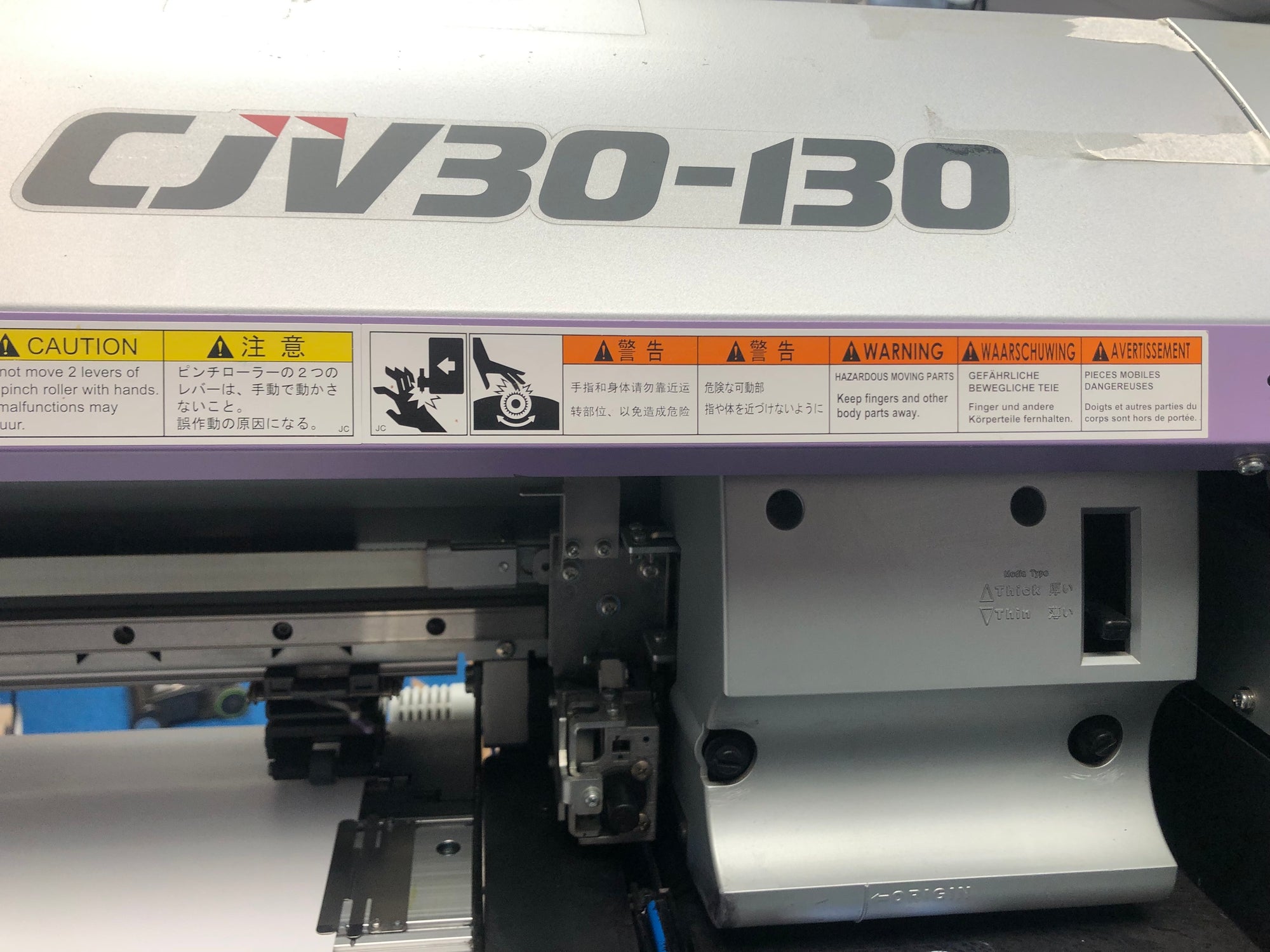 USED Mimaki CJV30-130 54-inch Solvent Printer / Cutter