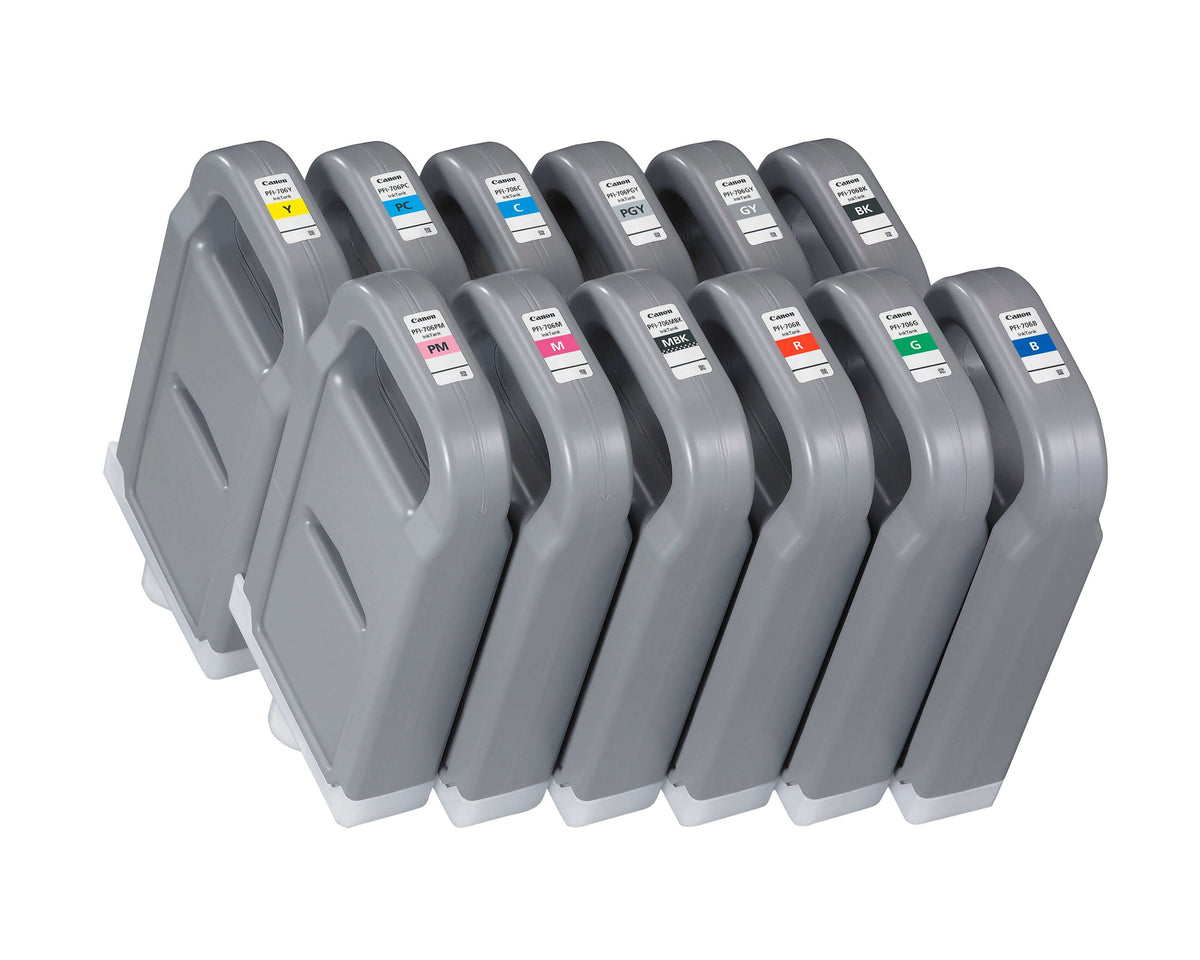 706 Ink Screen Color Canon PFI-706 Ink Cartridge - 700ml