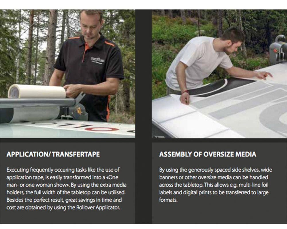 Rollover Flexi Flatbed Applicator