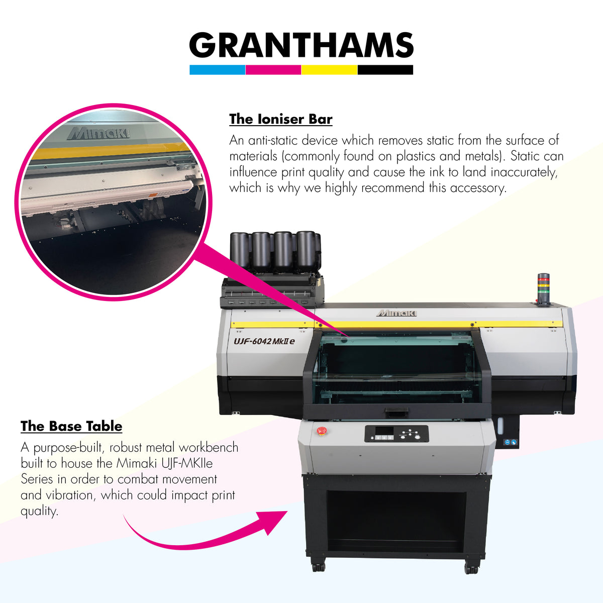 Mimaki UJF-3042 MKII e A3 Flatbed Printer