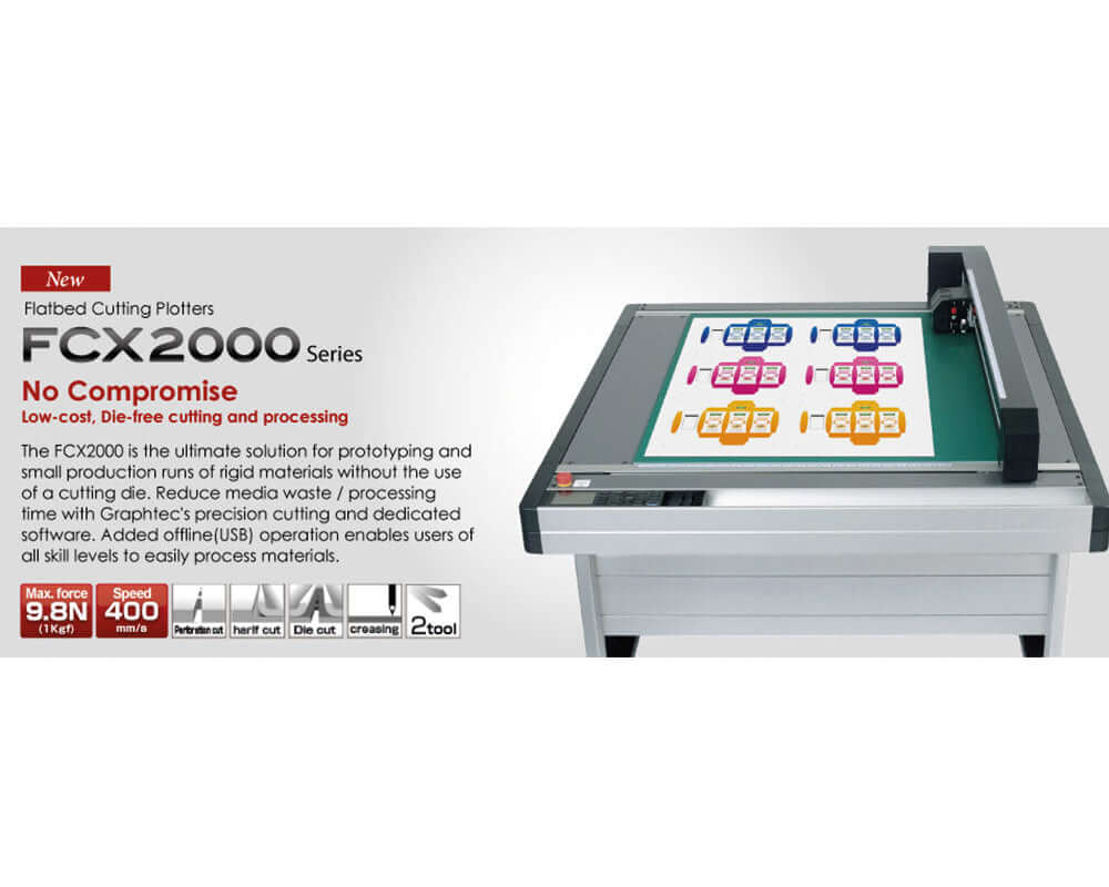 Graphtec FCX2000-120 Flatbed Cutter